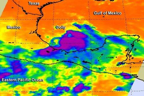 NASA satellites calling here you come again, Tropical Storm Dolly