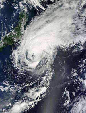 NASA sees Tropical Storm Fengshen looking more like a frontal system