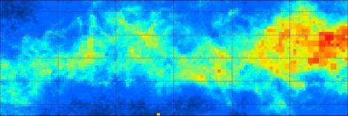 3D map shows dusty structure of the Milky Way