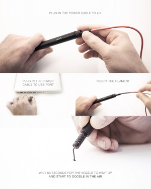 3D pen-in-air aims for professional heights