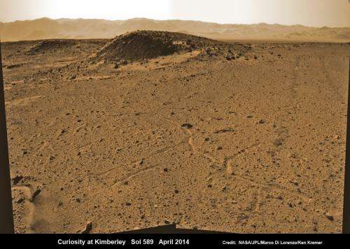 Curiosity rover maneuvers around ‘Kimberley’ seeking potential red planet drill sites