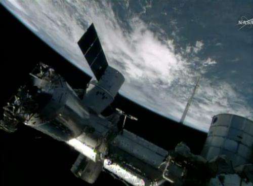 Easter morning delivery for space station