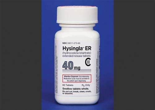 FDA approves new, hard-to-abuse hydrocodone pill