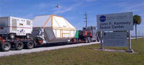 NASA's Orion spacecraft back in Florida after test flight