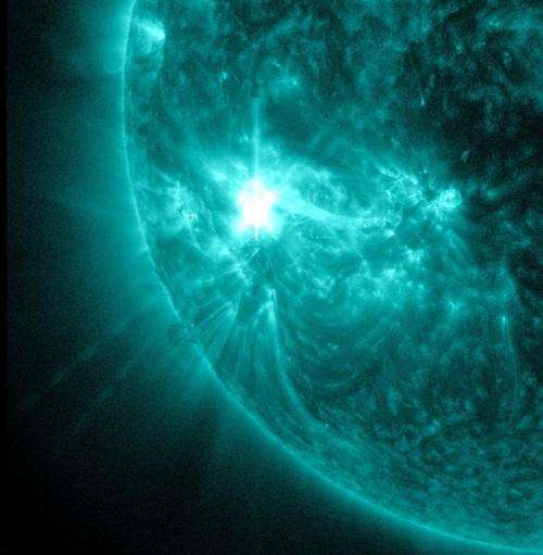 NASA's SDO sees returning sunspot produce mid-level flare