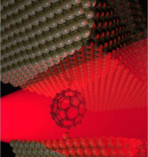 Researchers 'detune' a molecule: Experiment shows how to soften atomic bonds in a buckyball