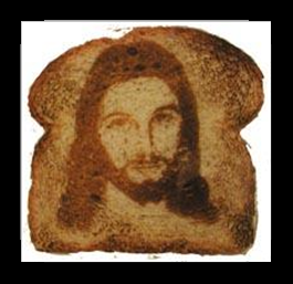 Researchers find 'seeing Jesus in toast' phenomenon perfectly normal
