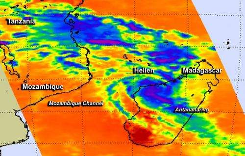Tropical Cyclone Hellen makes landfall in Madagascar