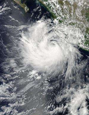 NASA sees Tropical Storm playing polo with western Mexico
