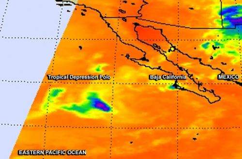 NASA sees Tropical Depression Polo winding down