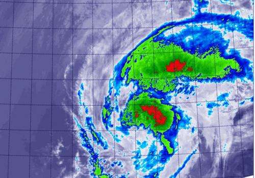 NASA sees Tropical Storm Kammuri winding down over open ocean