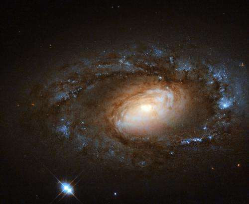 Image: Hubble spies charming spiral galaxy bursting with stars