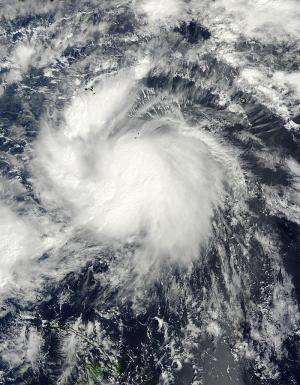 NASA's Terra Satellite catches fast-developing Tropical Storm Hagupit