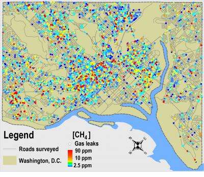5,900 natural gas leaks discovered under Washington, D.C.