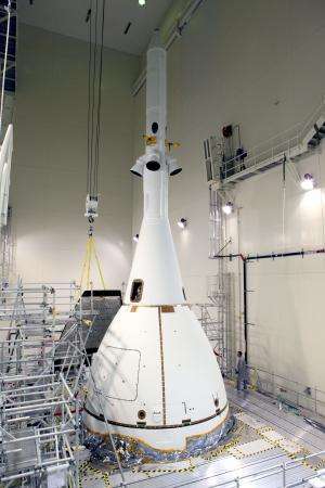 Assembly complete for NASA’s maiden Orion spacecraft launching in December 2014