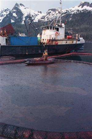 Exxon Valdez Runs Aground in 1989