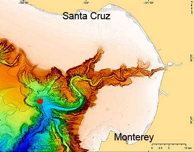 Researchers find wreck of sunken barge in Monterey Canyon