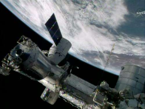 Easter morning delivery for space station