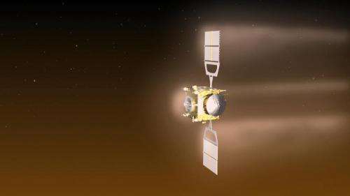 Venus Express spacecraft, low on fuel, does delicate dance above doom below