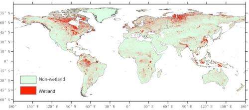 Chinese scientists create new global wetland suitability map