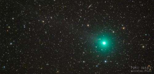 A Christmas comet to be seen from dark skies