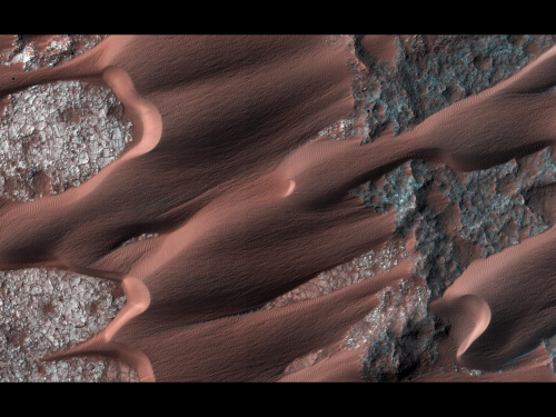 Active Dune Field on Mars