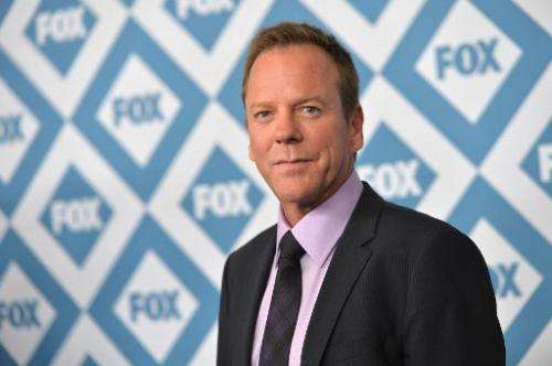 Actor Kiefer Sutherland arrives to the 2014 Fox All-Star Party at the Langham Hotel on January 13, 2014 in Pasadena, California