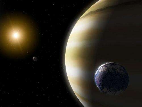 Alien Moons Could Bake Dry from Young Gas Giants' Hot Glow