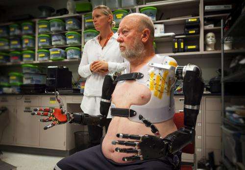 Amputee puts limb system through its paces