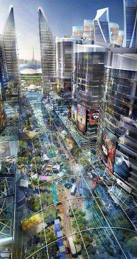 An artist's impression of the &quot;Mall of the World&quot; to be built in Dubai