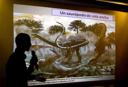 Argentine dino find: long-necks survived Jurassic