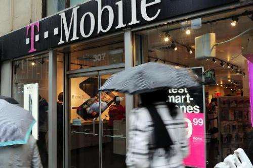A T-Mobile store on April 12, 2013 in New York City