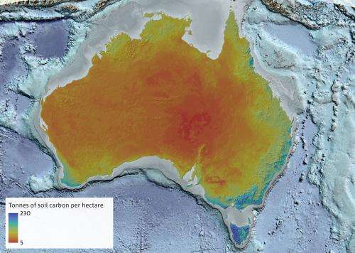 Australian soil carbon map sets a baseline for future gains