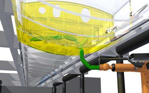 Automated assembly of aircraft wings