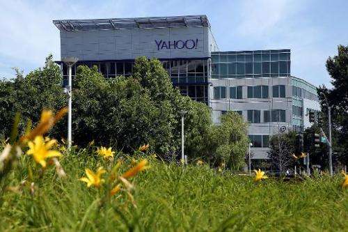 A view of Yahoo! headquarters on May 23, 2014 in Sunnyvale, California