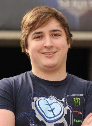Belgian player Mitch &quot;Krepo&quot; Voorspoels of League of Legends team Evil Geniuses poses at the MBS Media Campus in Manha