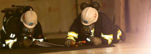 Even 25 metres below ground, positioning system tracks firefighters