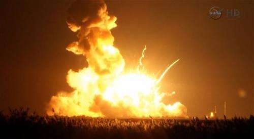 Cause sought for space-supply rocket explosion