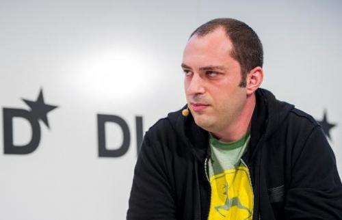 CEO and co-founder of messaging service WhatsApp Jan Koum at a conference in Munich, Germany on January 20, 2014