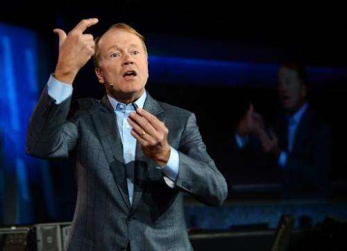 Cisco Systems Inc. Chairman and CEO John Chambers delivers a keynote address in Las Vegas, Nevada, on January 7, 2014