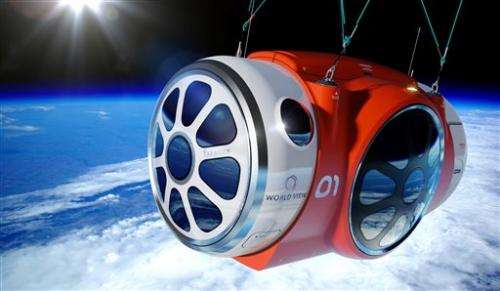 Company successfully tests space-tourism balloon (Update)
