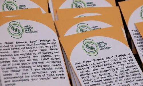 Counter crop patents by freeing seeds to feed the world
