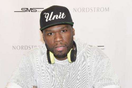 Curtis' 50 Cent' Jackson attends an SMS Audio event on June 13, 2014 in Garden City