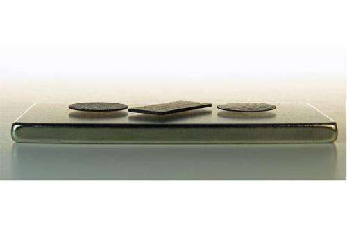 2 pcs Pyrolytic Graphite for Magnetic Levitation.18x18x1mm+18x18x0.6mm in case 