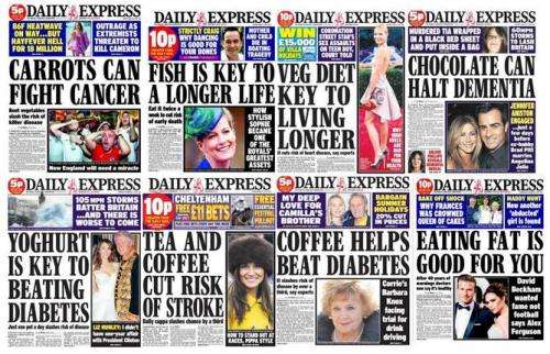 Don't believe the Daily Express, it takes a lot more than carrots to beat cancer