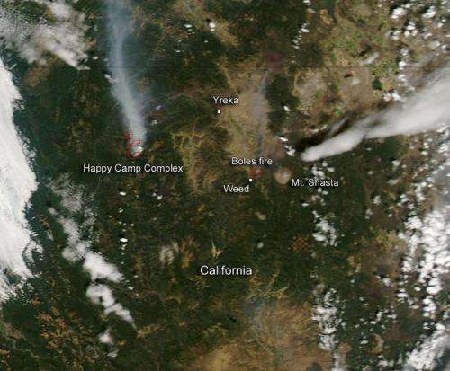 Dry conditions and lightning strikes make for a long California fire season