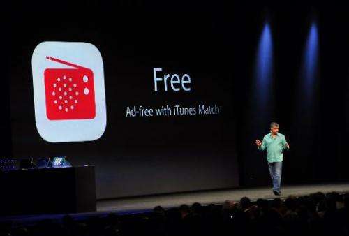 Eddy Cue, Apple's Senior Vice President of Internet Software and Services, introduces iTunes Radio at Apple's Worldwide Develope