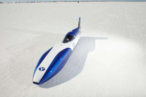 Electric car breaks 200 mph barrier to set new land speed record