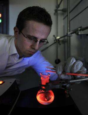 Europium complexes emit red light at record efficiency