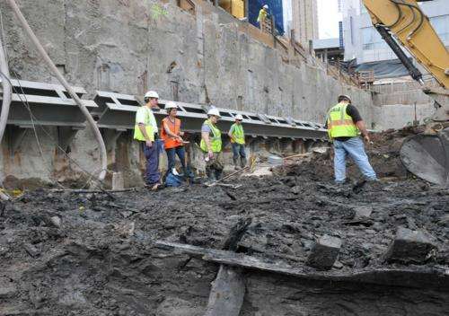 Excavated ship traced to colonial-era Philadelphia